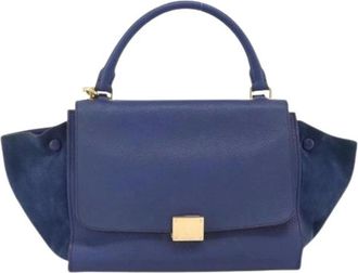 Celine Borsa Trapeze Pre-owned - - Pre-owned - Donna - Blu - ONE SIZE