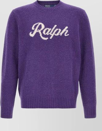 Polo Ralph Lauren cashmere wool logo-intarsia crewneck jumper