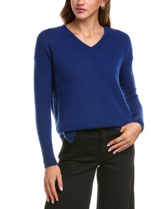 Alberta Ferretti Philosophy Oversized V-Neck Sweater