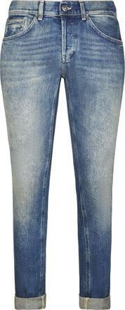 Dondup Slim Fit Denim Trousers with Classic Five-Pocket Design