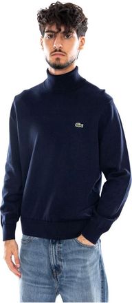 Lacoste Pullover - Heren - Truien - Blauw - Maat: S Katoen