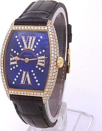 Franck Muller Pre-owned Franck Muller Cintree Curvex Blue Dial Ladies Watch 7501 S6 MM D
