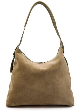 Christophe Lemaire Belted Leather Hobo bag - Taupe - One Size