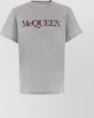 Alexander McQueen ribbed crew-neck oversized t-shirt