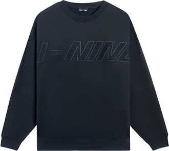 Li-Ning Embroidered Logo Sweatshirt Black AWDS927-3