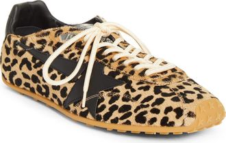 Golden Goose Marathon Speed Genuine Calf Hair Sneaker in Brown/Black Leo at Nordstrom, Size 10Us
