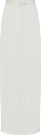 Rosetta Getty Gonna a rete - Bianco