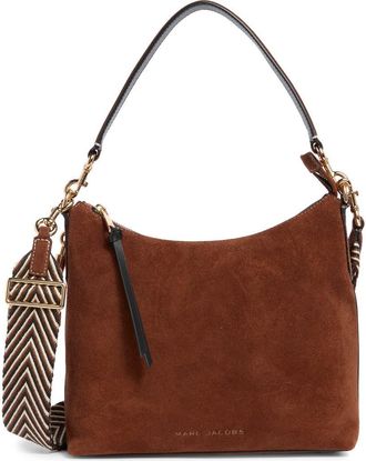 Marc Jacobs Drifter Suede Leather Large Hobo Bag in Cognac at Nordstrom Rack