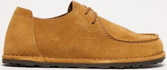 Birkenstock Utti Lace - Scarpe stringate unisex in camoscio marrone sughero