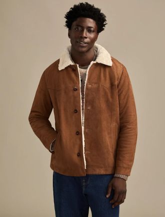 Lucky Brand Mens Sherpa Ranch Coat
