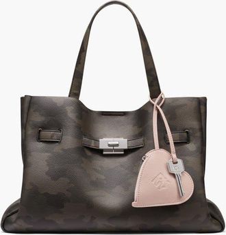 DKNY Bryar Large Satchel with Heart Dangle in Camouflage at Nordstrom