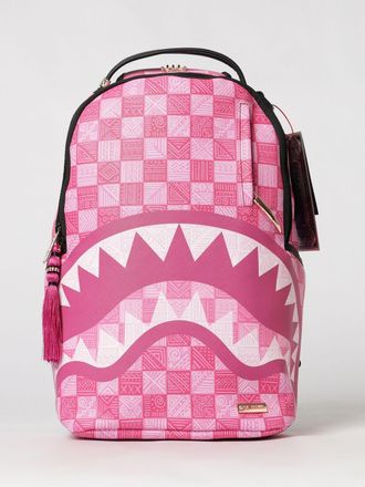 Sprayground PVC Backpack with Check Pattern and Laptop Pocket