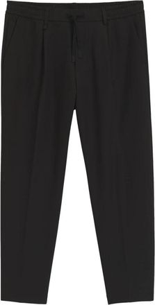 HUGO BOSS T Convert-Pleat - Heren - Slim Fit Broeken - Zwart - M - Leer - Broeken