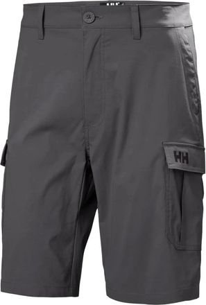 Helly Hansen Sneldrogende Cargobroek 28 cm - Heren - Outdoor korte broeken - Grijs - W31 - Polyester - Fitness