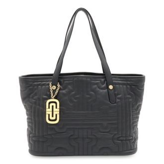 Bulgari Black Quilting Shoulder Bag Tote Bag (Pre-Owned)