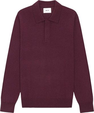 Nn.07 Nn07, Heren, Tops, Rood, Maat: XL Wol