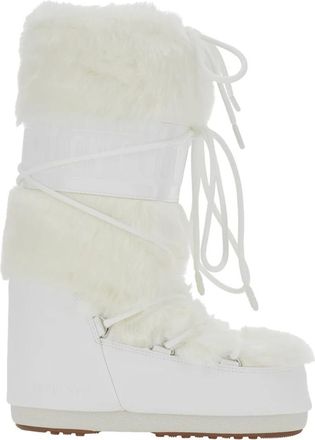 Moon Boot Schoenen, Dames, Wit, 39 EU, Nepbont, Icon Nepbont Laars