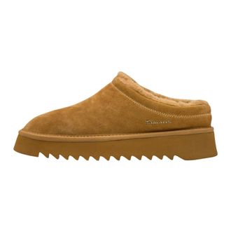 Tamaris Slippers - Dames - Schoenen - Bruin - Maat: 36 EU Leer