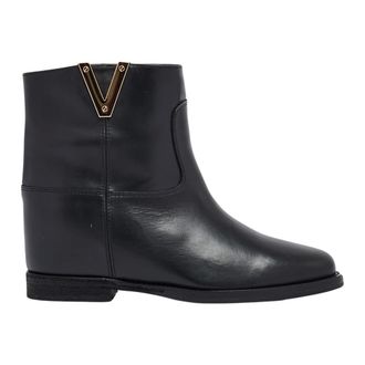 Via Roma 15 Schoenen, Dames, Zwart, 38 1/2 EU, Santa Monica Enkellaars