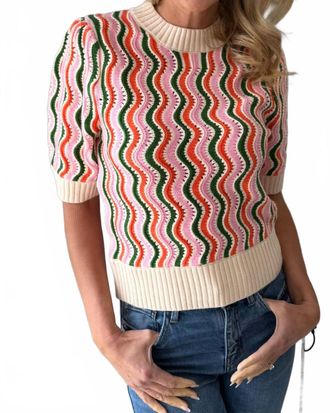 THML Clothing Wren Knit Top In Multi