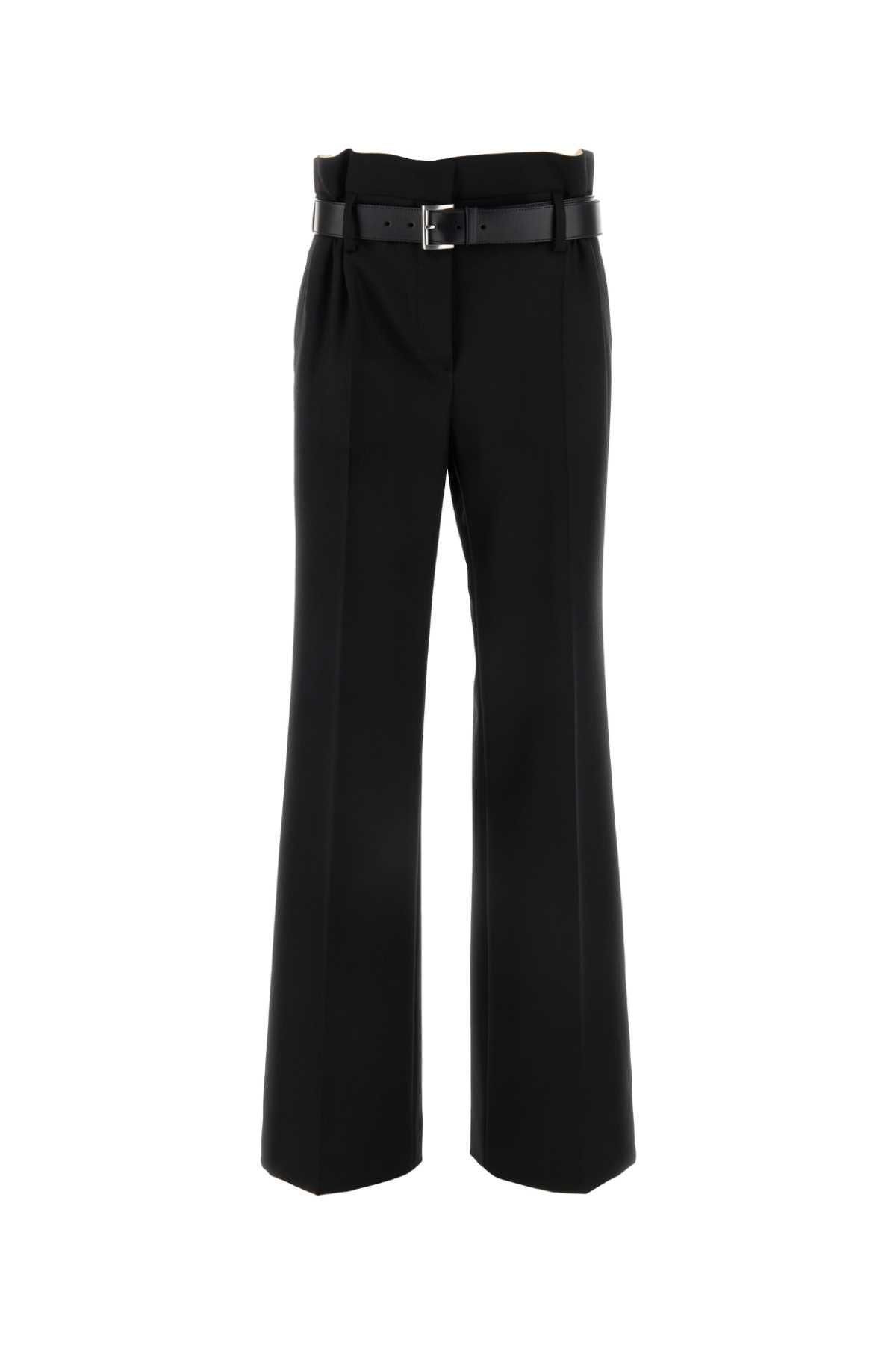Flared black Archive PRADA slacks スーツ