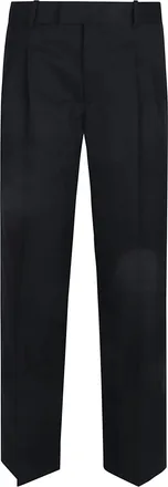 Dr&ocirc;le de Monsieur Golfer Tailored Straight-Leg Polyester Wool-Blend Formal Pants