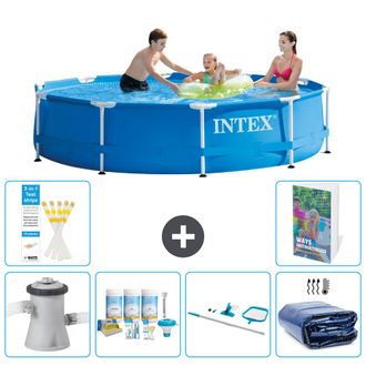 Intex Piscina Con Estructura Redonda - 305x76 Cm - 7-piezas S267