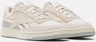 Reebok Classic Sneaker REEBOK CLASSIC CLUB C REVENGE, Damen, Gr. 36,5, grau (tapioca, chalk, grau1), Leder, Synthetik, Textil, Schuhe Sneaker