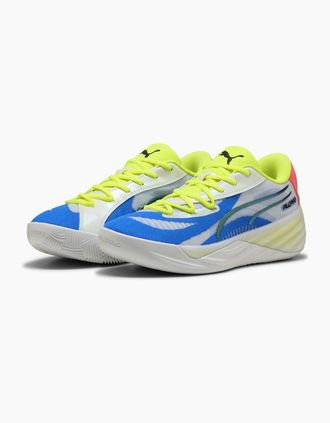 Puma Mens All Pro Nitro Basketball Trainers - Blue - Size: 4.5 37.5