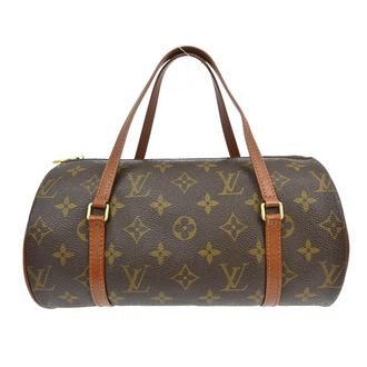 Louis Vuitton Papillon Handbag Monogram Canvas Brown Canvas Handbag (Pre-Owned)