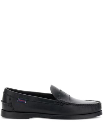 Sebago penny loafers - men - Calf Leather/Calf Leather/Rubber - 10.5 - Black