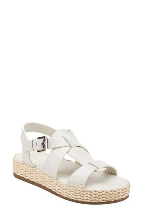 Marc Fisher Elissa Platform Sandal in Ivory at Nordstrom, Size 6.5