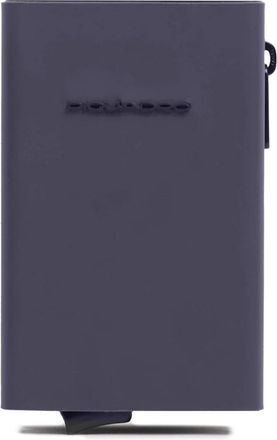 Piquadro Pop-up portemonnee met geldvak - Heren - Portefeuilles - Blauw - ONE Size - Polyester - Accessoires