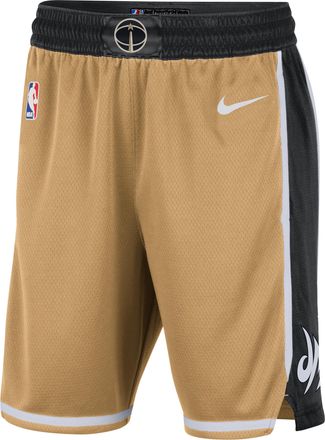 Nike Washington Wizards City Edition Nike Mens Dri-FIT NBA Swingman Shorts in Brown | HM6077-745