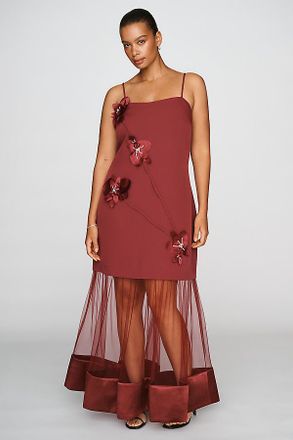 Elliatt Reina Plus 3D Floral Maxi Dress