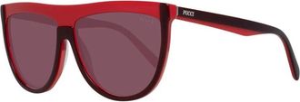 Pucci Bourgondische Gradient Lens Zonnebril - Dames - Zonnebrillen - Rood - ONE Size - Accessoires