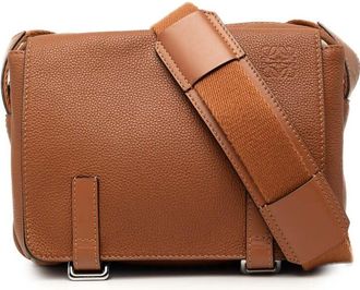 Loewe Pre-owned Loewe Soft Grained Calfskin Military Messenger Bag XS Mens 08GK37YD302JUUPX