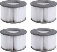 OEM Cartuchos De Filtro De Repuesto (paquete De 4) Para Spas, Jacuzzis Y Otras Piscinas Hinchables, Compatibles Con Modelos De Filtro A Partir De 2020
