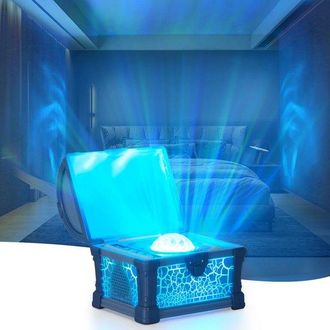 OEM Proyector De Auroras Boreales, L&aacute;mpara Led De Auroras Boreales Con Temporizador, 12,8 X 10,5 X 10,7 Cm, Incluye 8 Colores Y 4 Modos