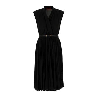 Max Mara Elegante Jurken Collectie - Dames - Shirt Kleedjes - Zwart - S - Kleedjes