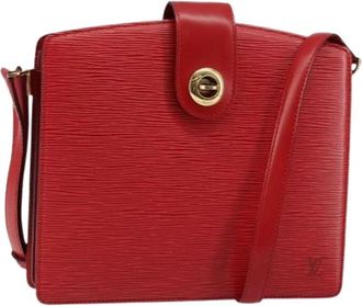 Louis Vuitton Pre-owned Leren Crossbodytas - Dames - Vintage Schoudertas - Rood - ONE Size - Leer - Vintage