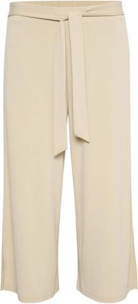 Kaffe Kamalli Pants - Dames - Vrijetijds broeken - Beige - XS - Polyester - Broeken
