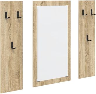 vidaXL Vidaxl - Wall-Mounted Coat Rack Wall-mounted Sonoma oak 96 x 1.5 x 90 cm