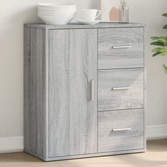 vidaXL vidaXL Credenza Grigio Sonoma 60x31x70cm in Legno Multistrato