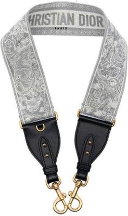 Dior Pre-owned Accessories, female, Gray, Size: ONE SIZE Pre-owned Shoulder Strap