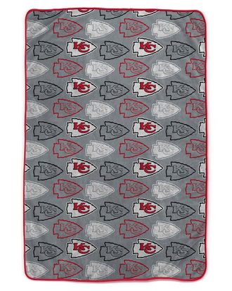 Pegasus Sports Kansas City Chiefs Nfl Team Logomania Oversized Fleece Blanket