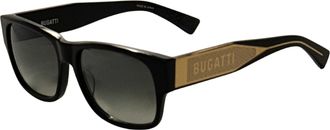 Bugatti Mens 56mm Sunglasses 12-BK