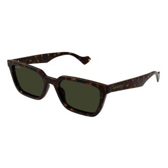 Gucci Sunglasses, male, Brown, 55 MM, Rectangular-frame Sunglasses
