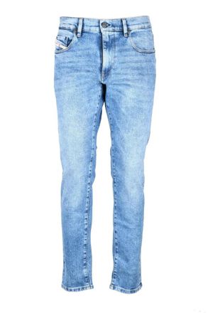 Diesel Blue Cotton Elastane Mens Jeans
