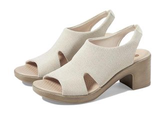 Life Stride Eden Strappy Sandals Womens Sandals White Fabric : 10 M (B), Textile